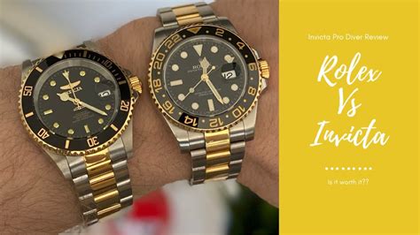 invicta compared to rolex